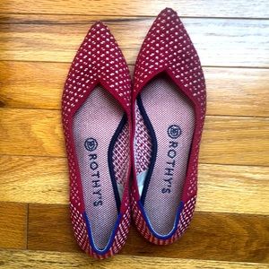 Rothy’s The Point red honeycomb - 8